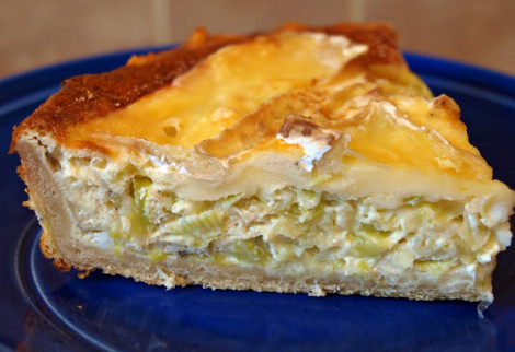 Homemade Cheese & Onion Quiche