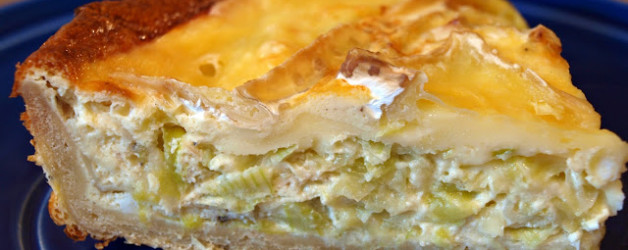 Cheese & Onion Quiche - The Singing Kettle Whitby.